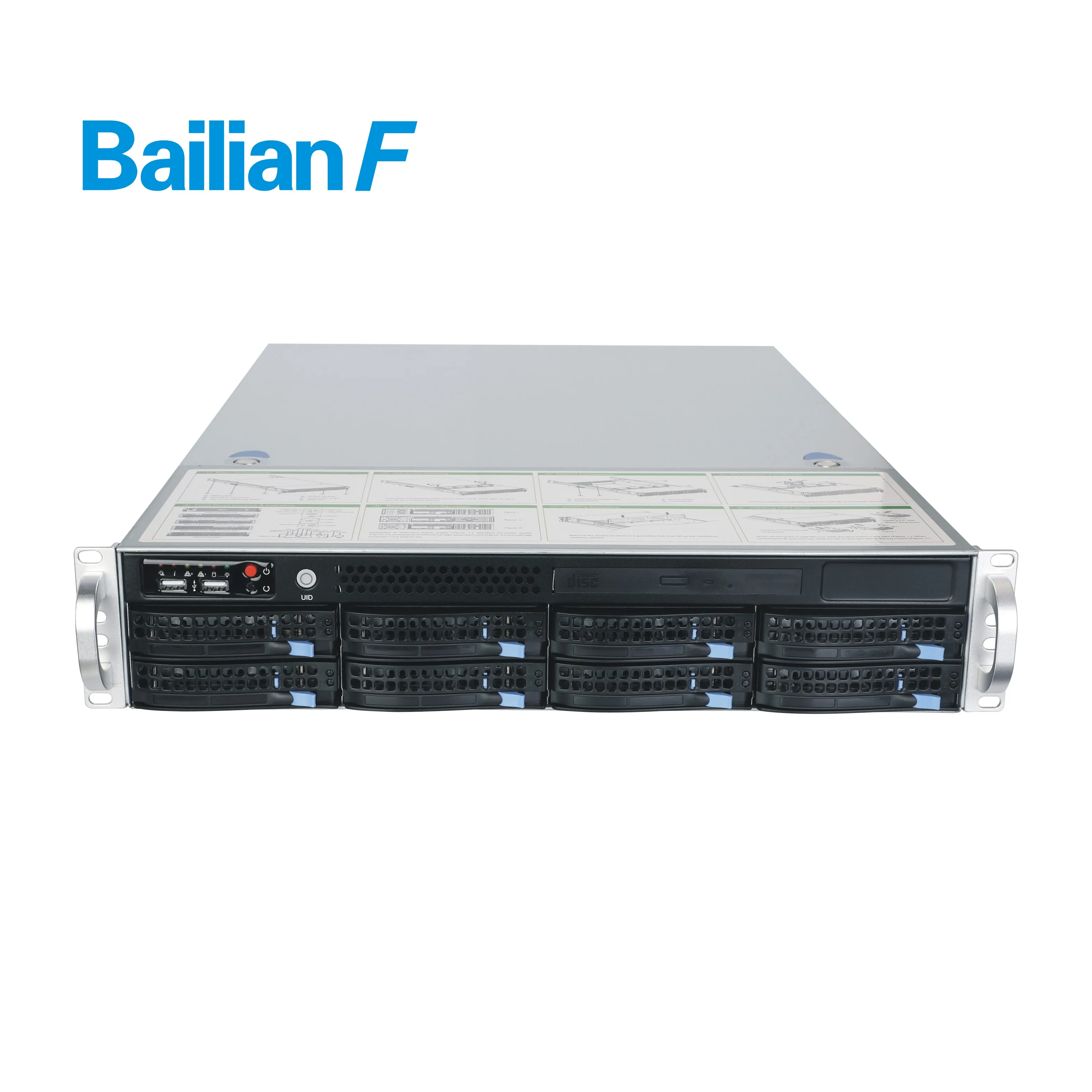 China custom server  BailianF BL580 Xeon 4208 8Core  2.1G SATA SAS RAID 2U rack server good price storage 2U8SFF server
