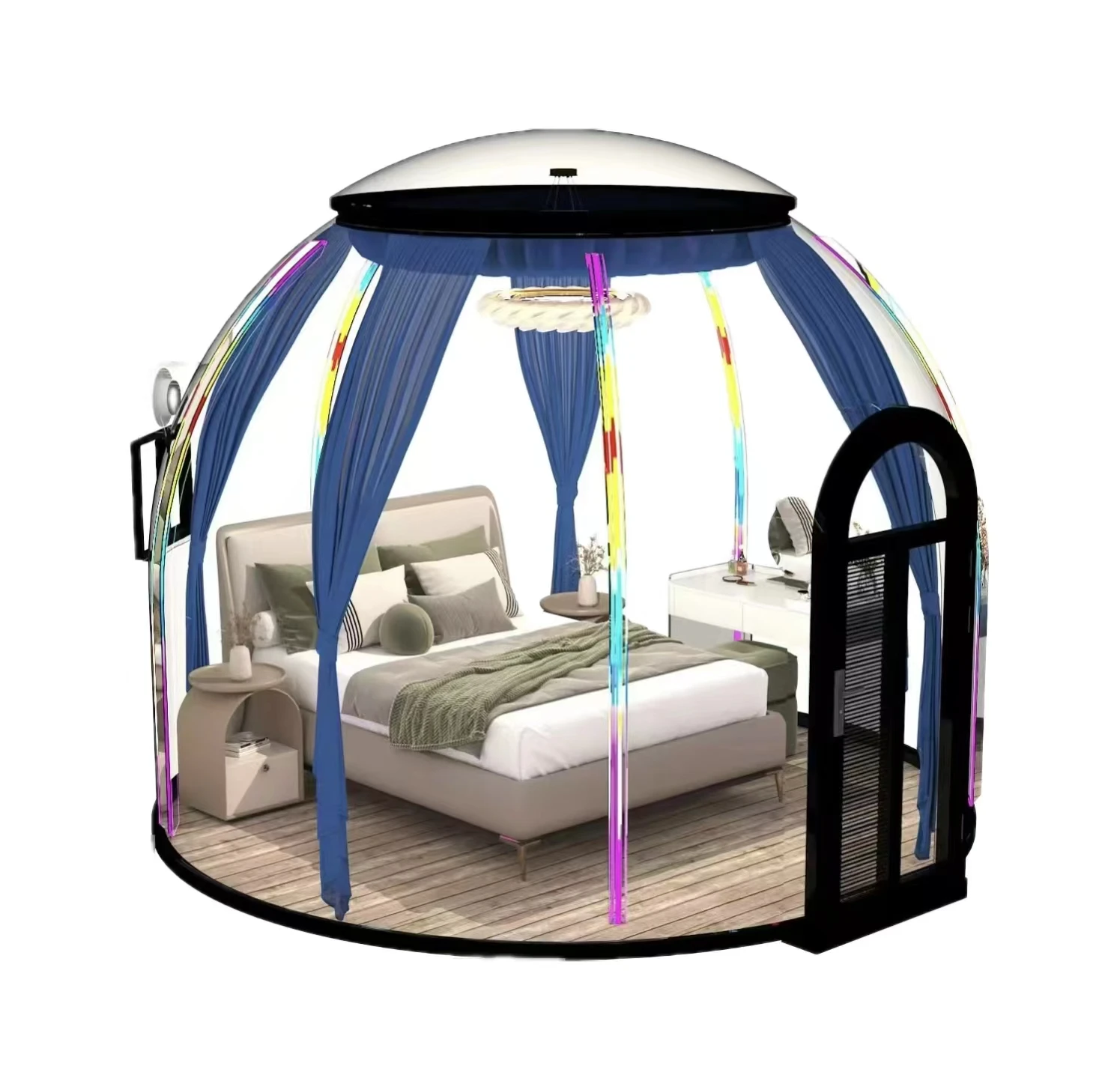 New style bubble room Dome Tent Polycarbonate starry sky room for Hotel and Camping