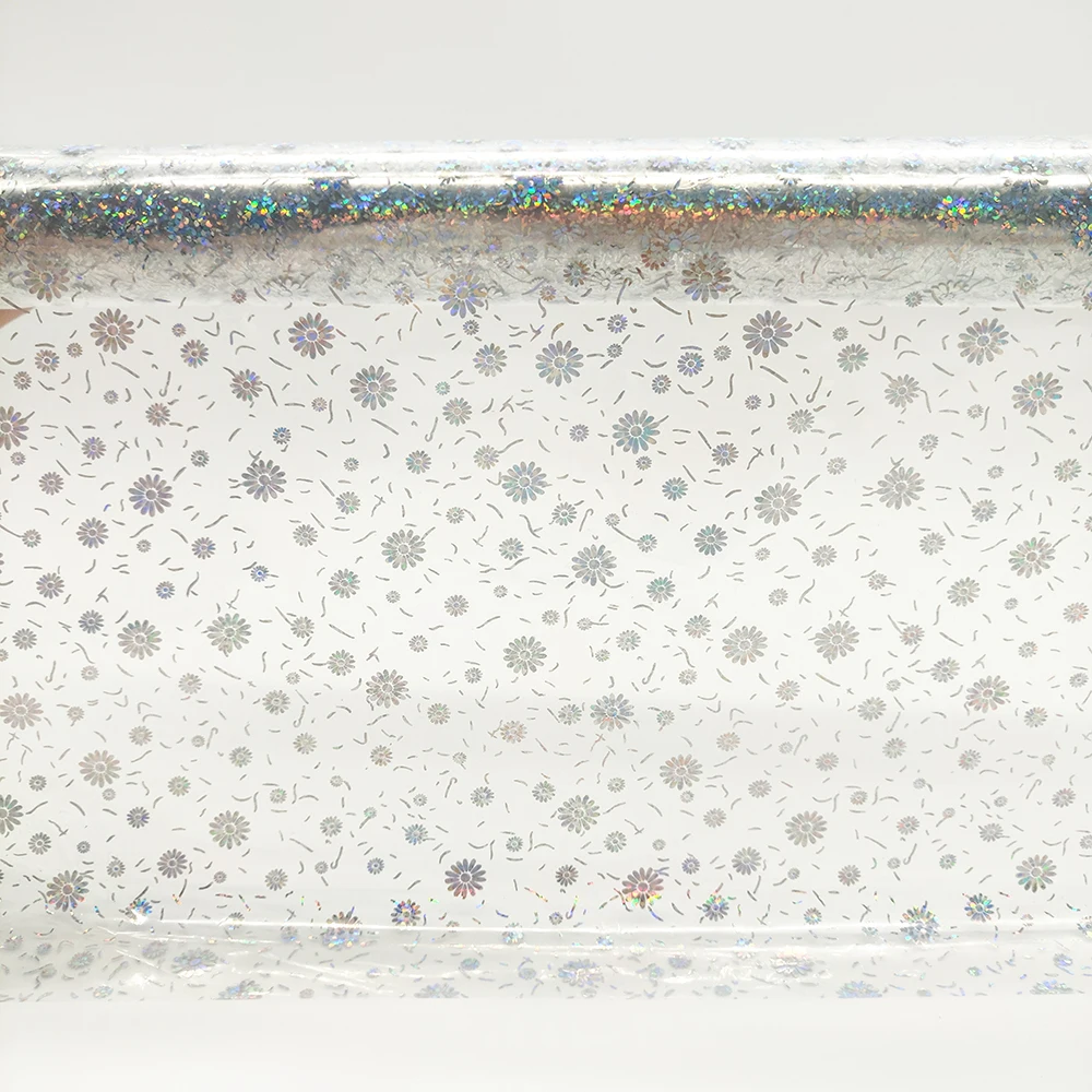 Holographic film Bronzing foil Transfer film  heat transfer foil hot stamping foil for leather and fabric