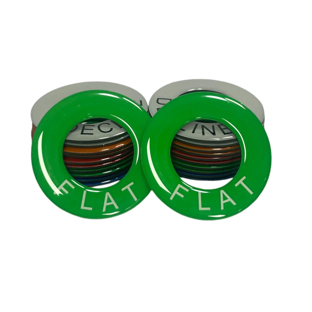 Power Squat Rack Magnets Identifier Rings for Bench Press, Squat, Overhead Press 10 Pcs