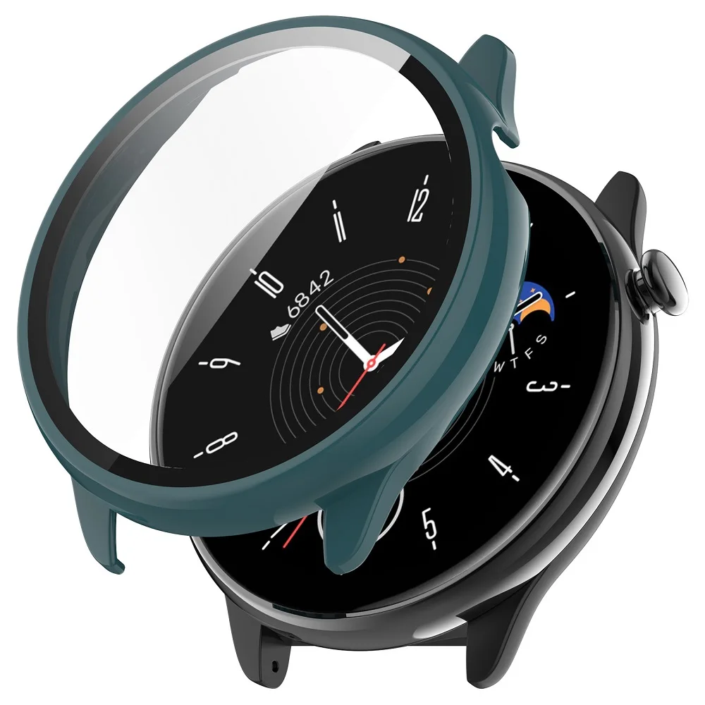 Чехол для Amazfit GTR Mini защитный корпус жесткий ПК + закаленное стекло экрана smartwatch чехол