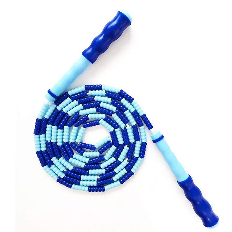 Beaded jump rope fitness body building adults kids girls adjustable jumping ropes exercise workout sport entertainment jumpropes