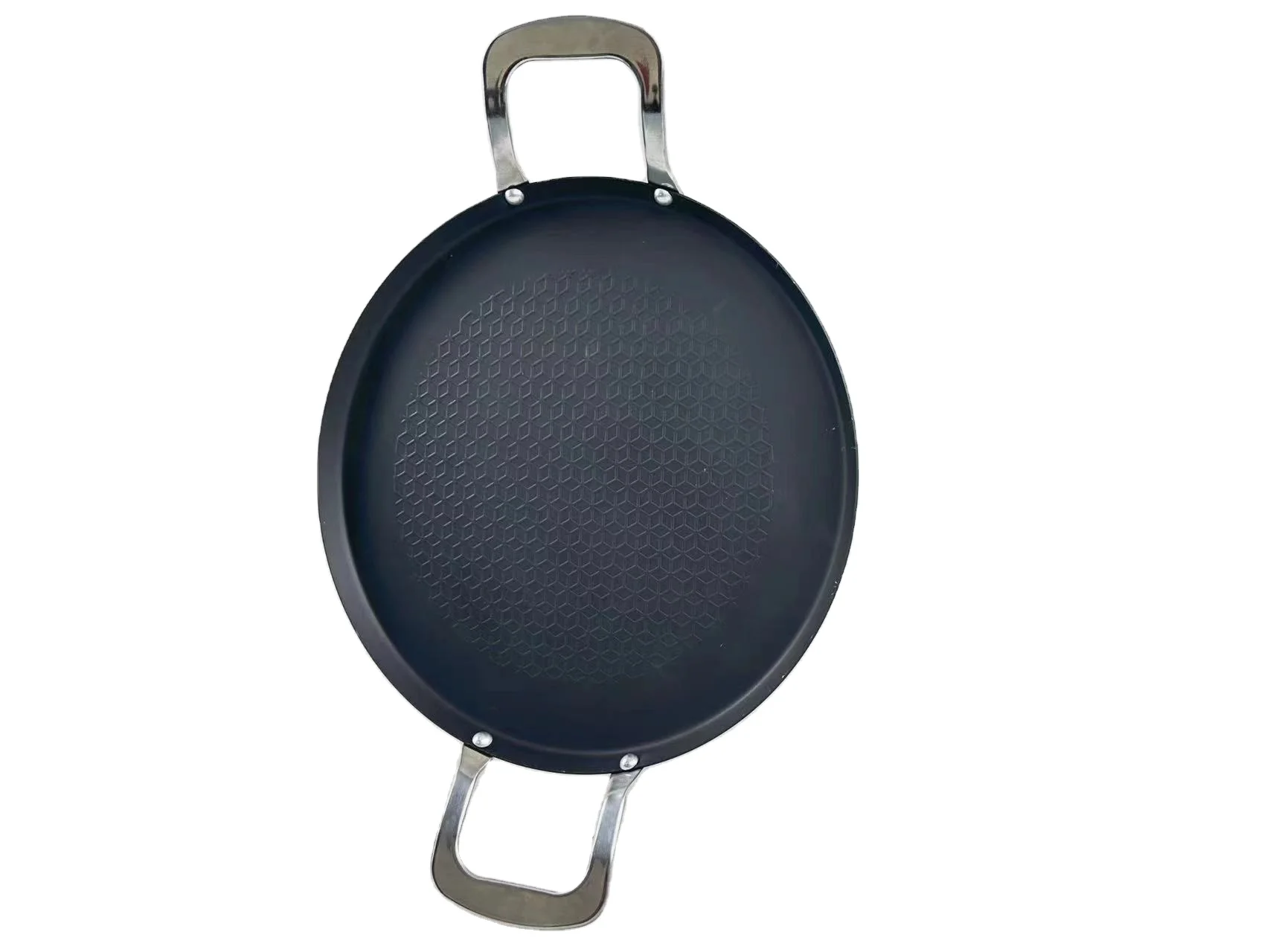 New Idea Product Pie Pans Carbon Steel No Coating Non-stick  Bakeware Round Pizza Pan baking with Tow Ears