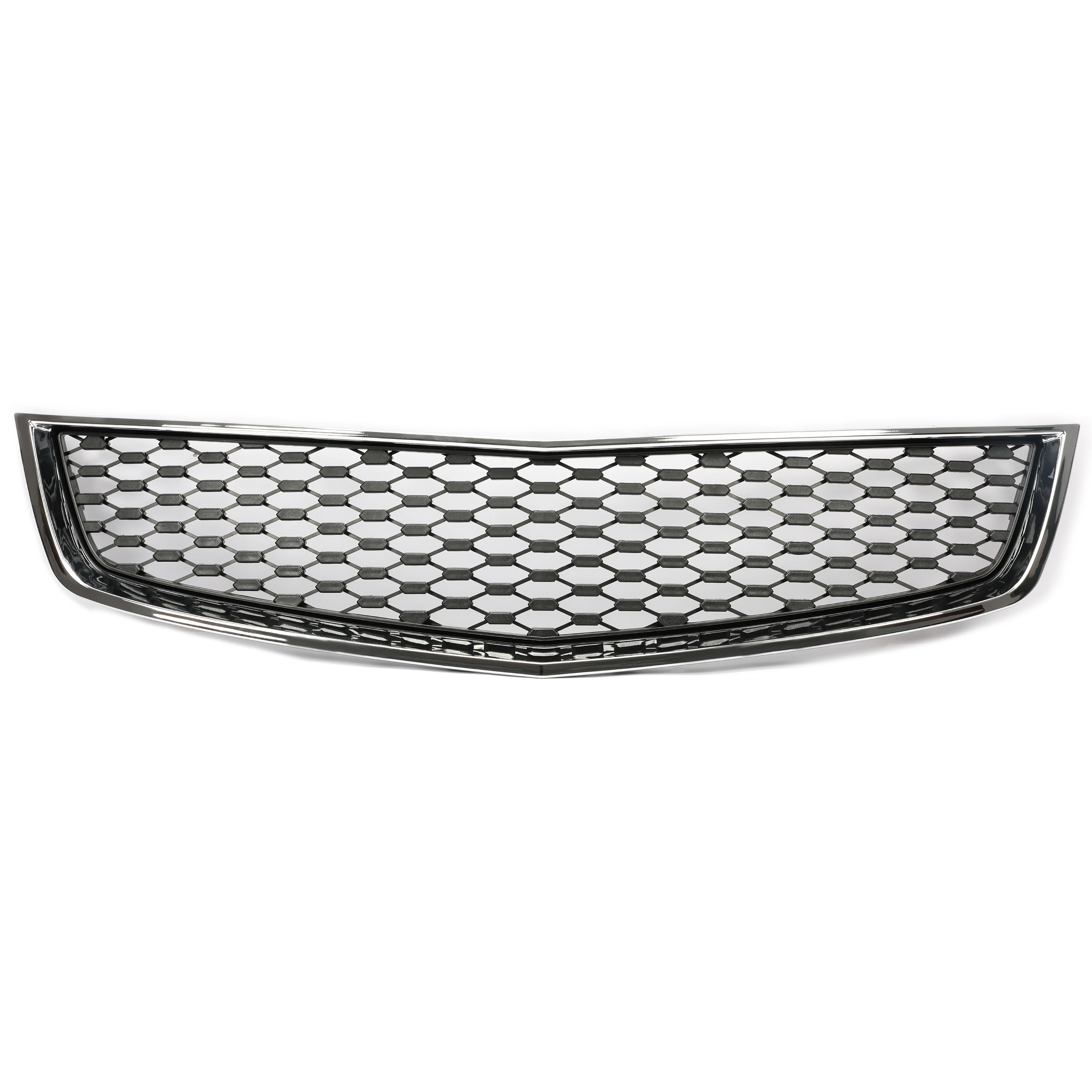 Grille For Chevrolet Equinox 2010-2015 Lower Chrome Shell w/ Black Insert