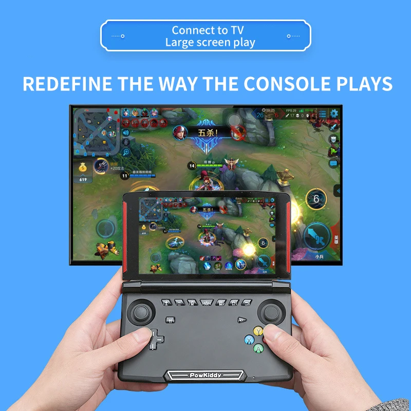 2022 NEW X18 Handheld Game Player 5.5 inch Touch Screen 5000MA Android 7.0 Quad core 2G RAM 16G ROM video Gaming console