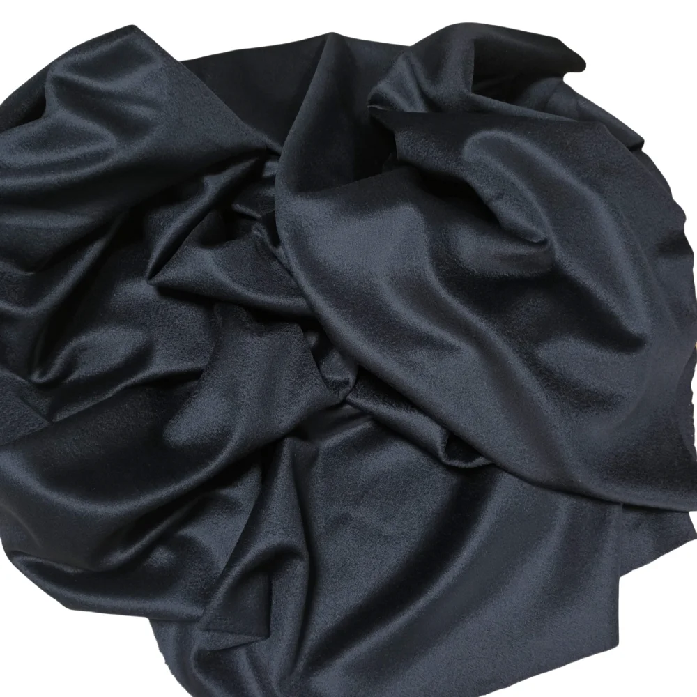 wool fabric for coats pure cashmere single-faced navy velvet fabric for boys men girls women winter style