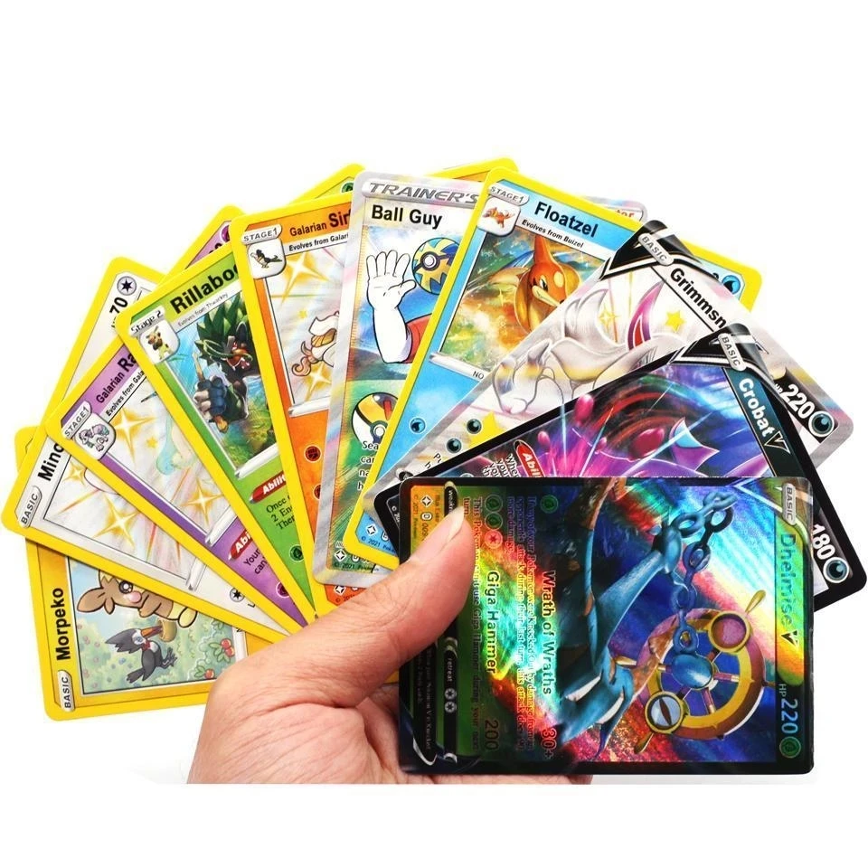 324pcs Cards Game GX Tag Team Vmax EX Mega Energy Shining Card Game Carte Trading Collection Cards for Kid Toys