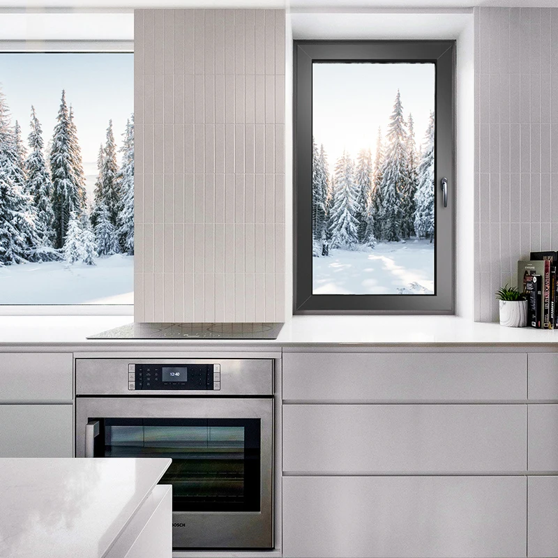 China Brand Factor Double Glazed Glass  Aluminium Alloy Tilt & Turn Casement Window Free Design Calculation