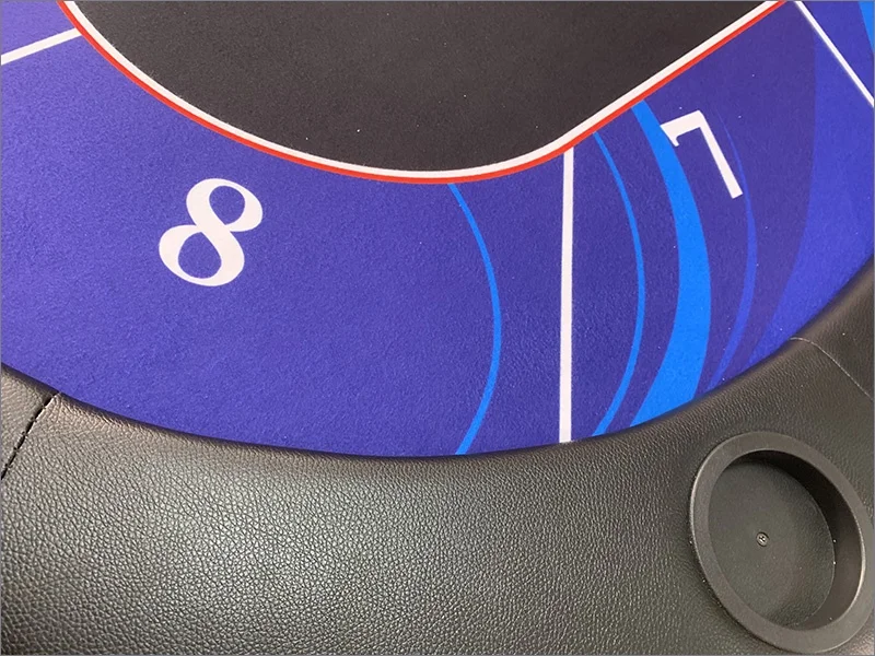 Champion Folding Poker Table Top w/ Suited Speed Cloth Playing Surface