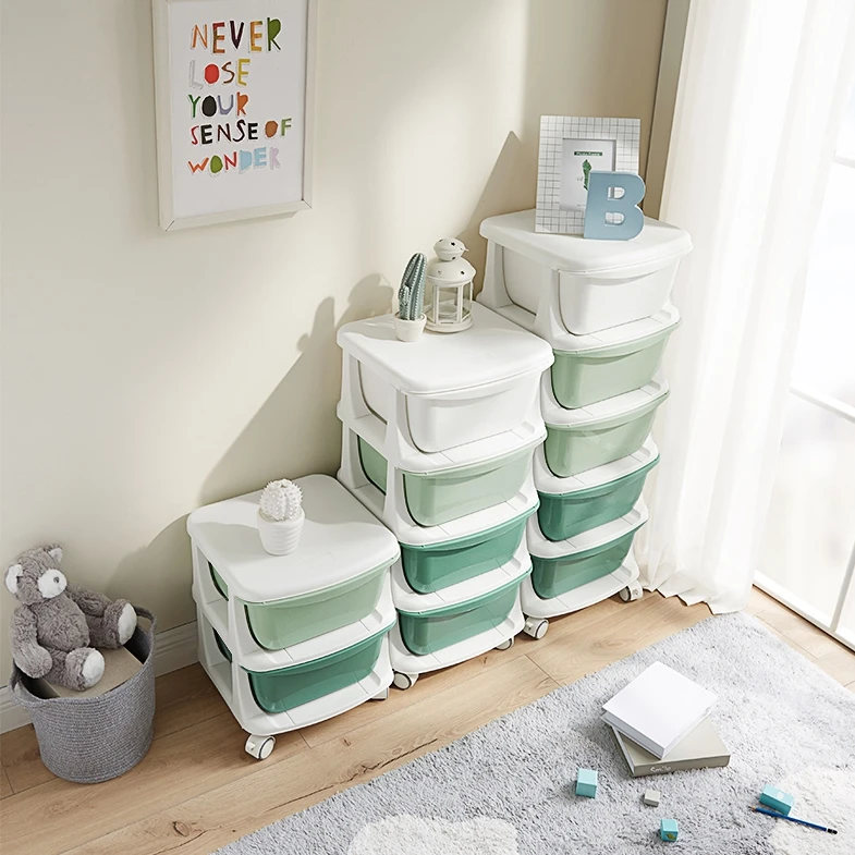 KUB 2020 Дети 2 слоя ящик для хранения косметики ящик для хранения дома для хранения детских игрушек одежда куб ящики для хранения багажа