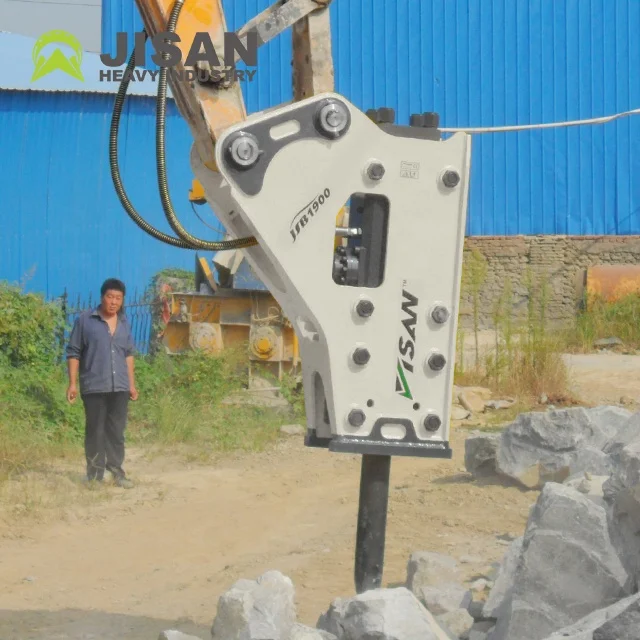 Гидравлический молоток крушитель экскаватор рок геологический