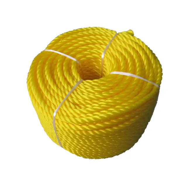 Cheap price 6mm*100yards  PE nylon rope  3 strands twisted rope for Africa