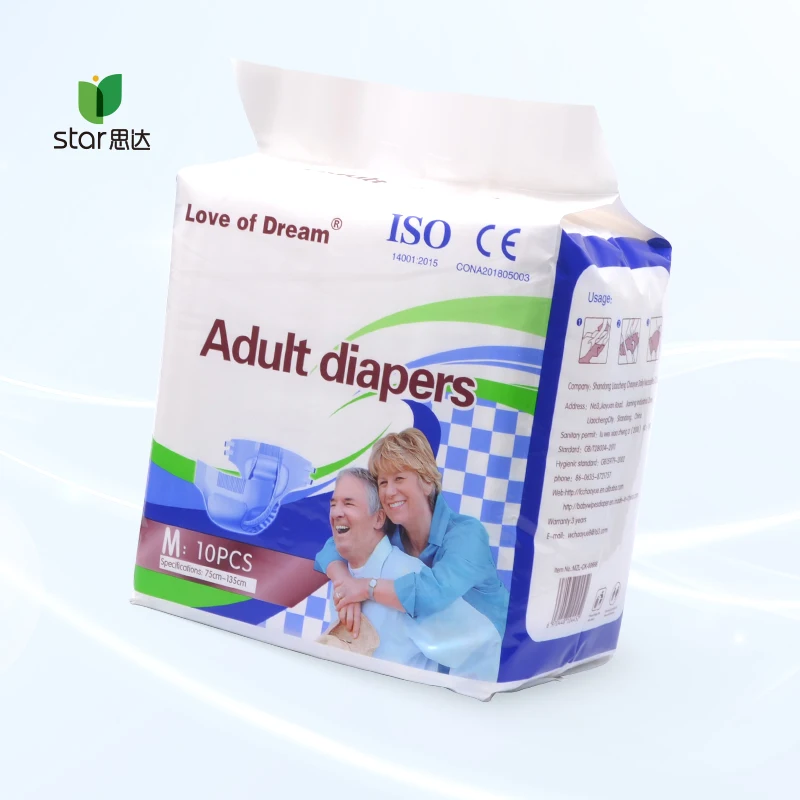 Wholesale Custom OEM High Sales  Manufacturer  Disposable briefs the elderly care diapers Adult diaper pants diaper