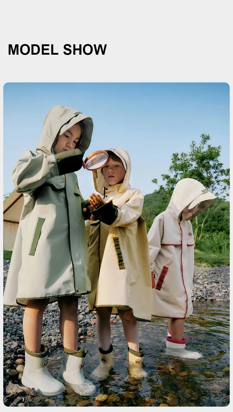 Детское непромокаемое дождевик с принтом