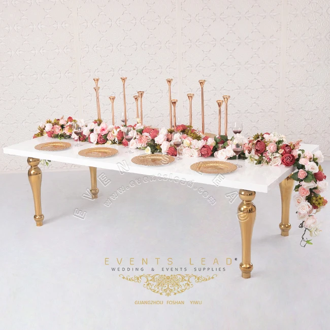 Изысканный прямоугольный новый дизайн IOLE Withe металлические обеденные столы