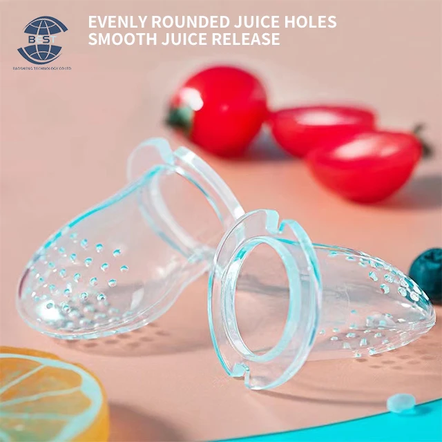 Beautiful and colorful bell-shaped baby soothers baby products and products Silicone fruit soothers in a variety of colors