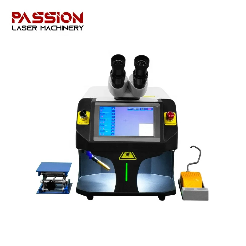 100W New Portable Mini Jewelry Laser Welder YAG Gold Silver Jewelry Laser Spot Welding Machines