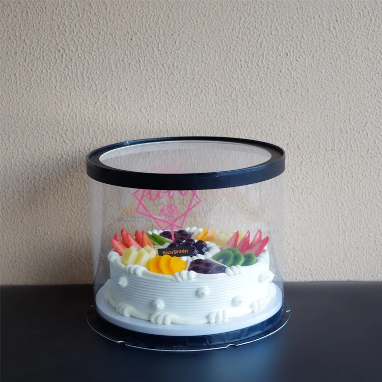 30 cm Round Clear Lid Transparent Cake Box caixa de bolo Wedding Cake Package Shipping Box