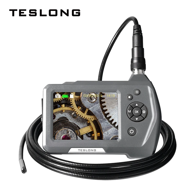 Hot selling 5.5mm industrial camera portable borescope inspection camera with 3.5 inch LCD screen pipe inspection endoscope