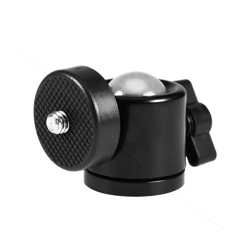 360 Swivel Camera Tripod Ball Head 1/4 Inch Screw Mount Bracket For  Sony DSLR Camera Tripod Ball head Stand