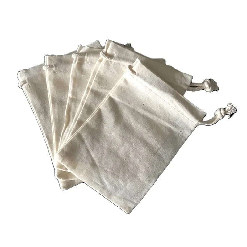 Муслиновые чайные пакетики с одной завязкой, 3x4 дюйма, в наличии на складе