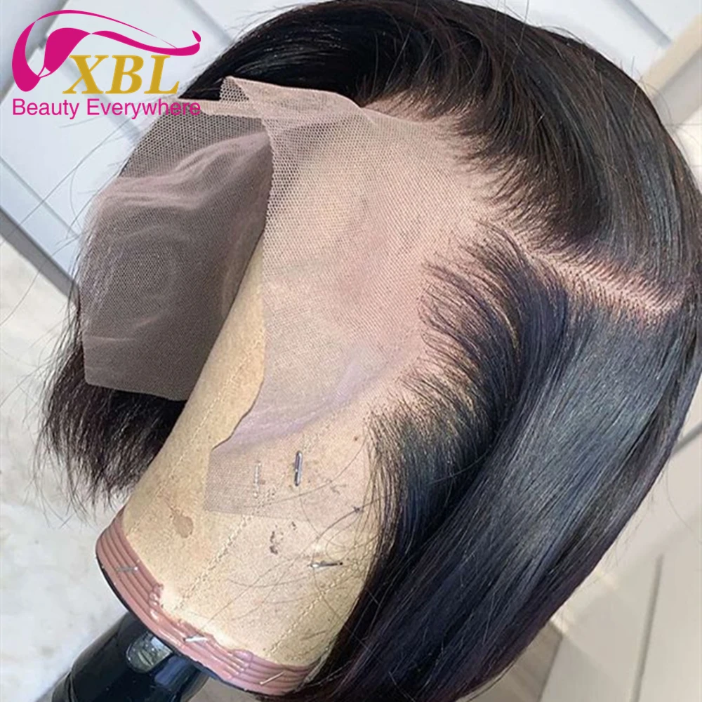 13x4 human hair lace front wig bob 613 & brown glueless wigs human hair lace front short pixie cut bob wigs human hair for women