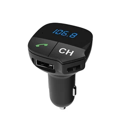 Custom Portable Hands free Wireless Radio FM Transmitter Car MP3 Player Car Stereo Music Player USB Car Phone Charger Adapter
