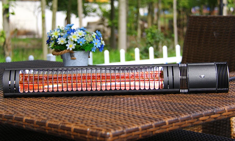
Slimline type outdoor infrared electric heater 
