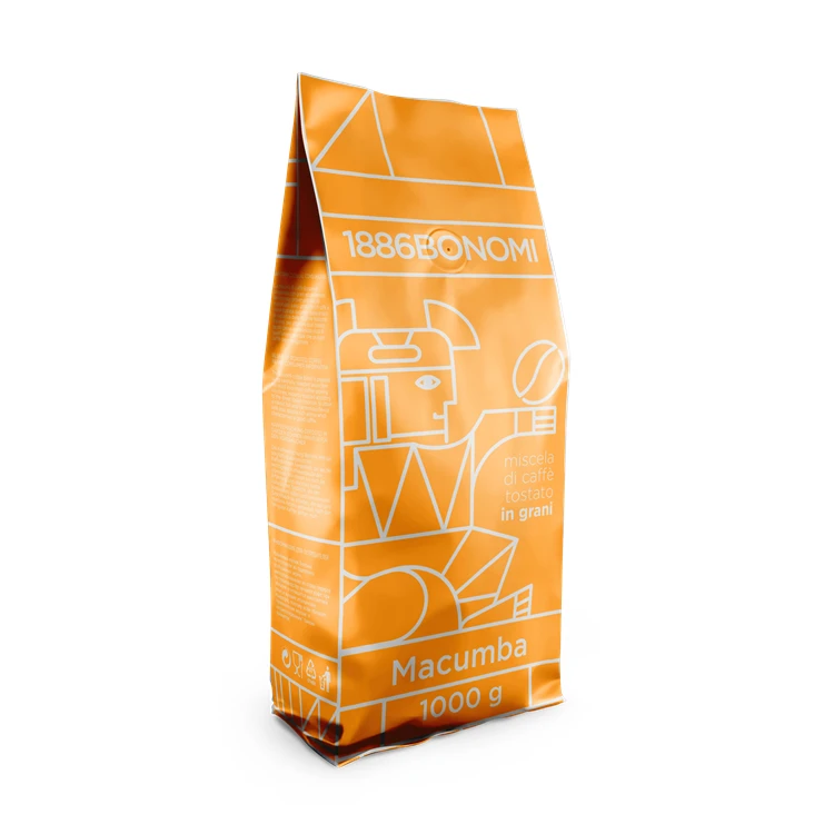 Macumba BONOMI 1kg Coffee Beans Robusta Arabica Whole Bean Coffee