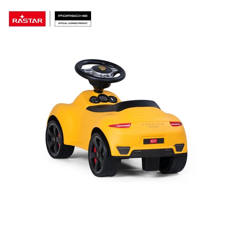 New arrival kids car Rastar Porsche Kids plastic foot to floor baby ride on toy driving walker for baby