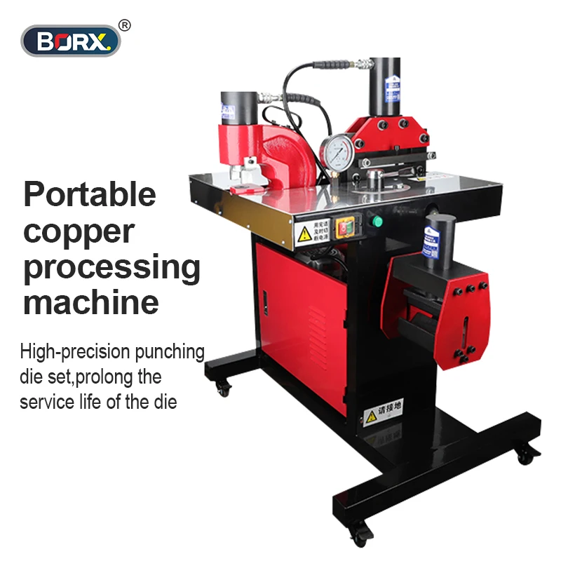 Три функции в одном медный ряд обрабатывающий станок алюминиевый стержень листовой штамповочный гибочный