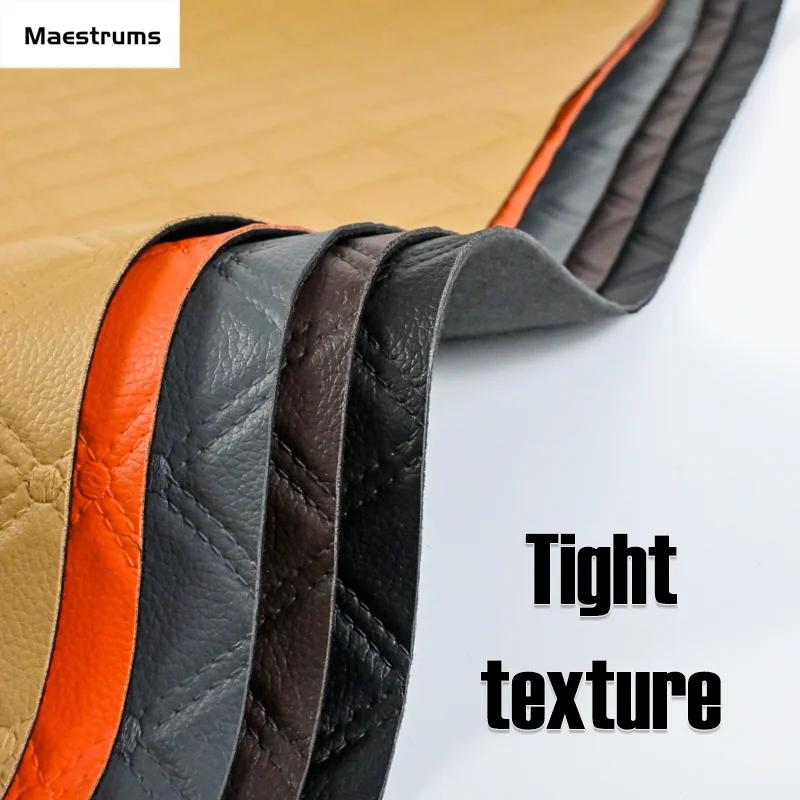 Customized 1.6mm-2mm thickness durable pvc floor leather high quality pvc leather car floor mat roll for car mats