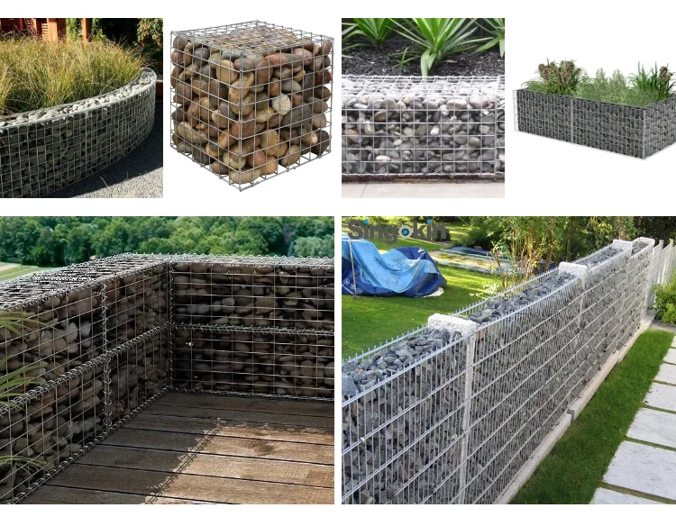 Anti-Oxidation Welded Galvanized Steel Gabion Box Basket Stone Fill Welded