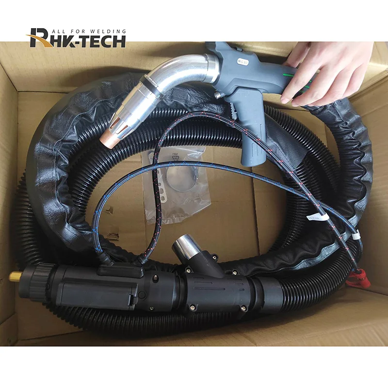 RHK TECH FE500W Water Cooled 500Amp CO2 MIG Fume Purifier Gun Fume Extraction Torch for Welding