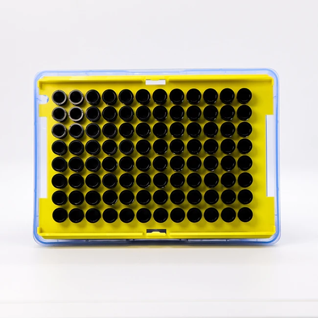 Одноразовые лабораторные расходные материалы поставщик 50ul стерильные черные проводящие наконечники пипетки с