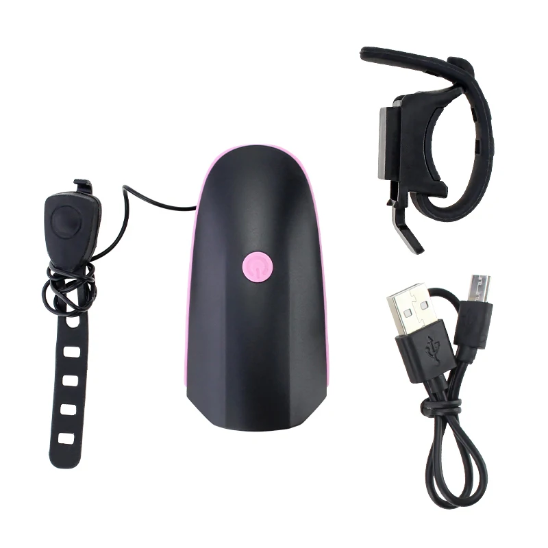 Hot High Brightness USB Rechargeable Waterproof LED Bike Cycle Bicycle Front Light with Tail Rear Back Lamp Set For Night Riding