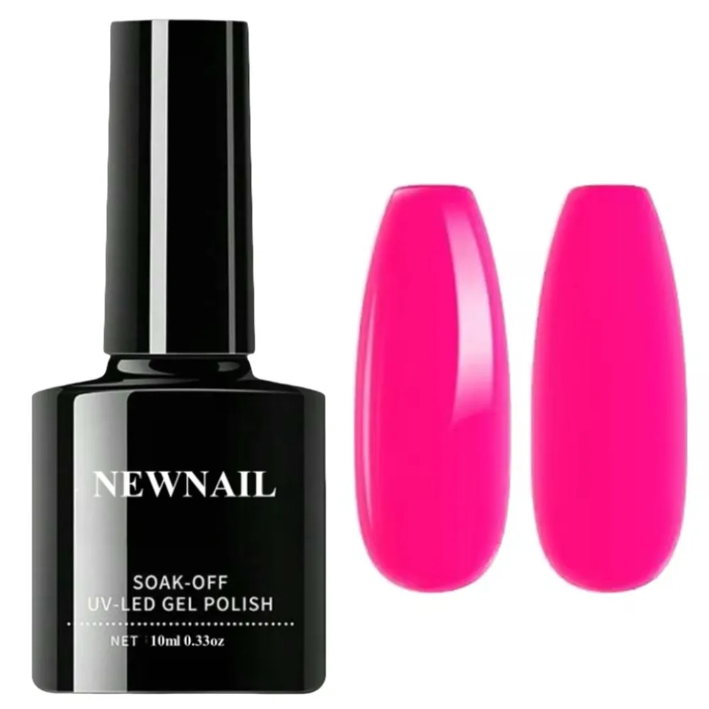 UV Gel Nail Polish Neon Hot Pink Resin Color Long Lasting with LED Lamp Art Usage Free Sample Certified CPNP Soak Off Color Gel
