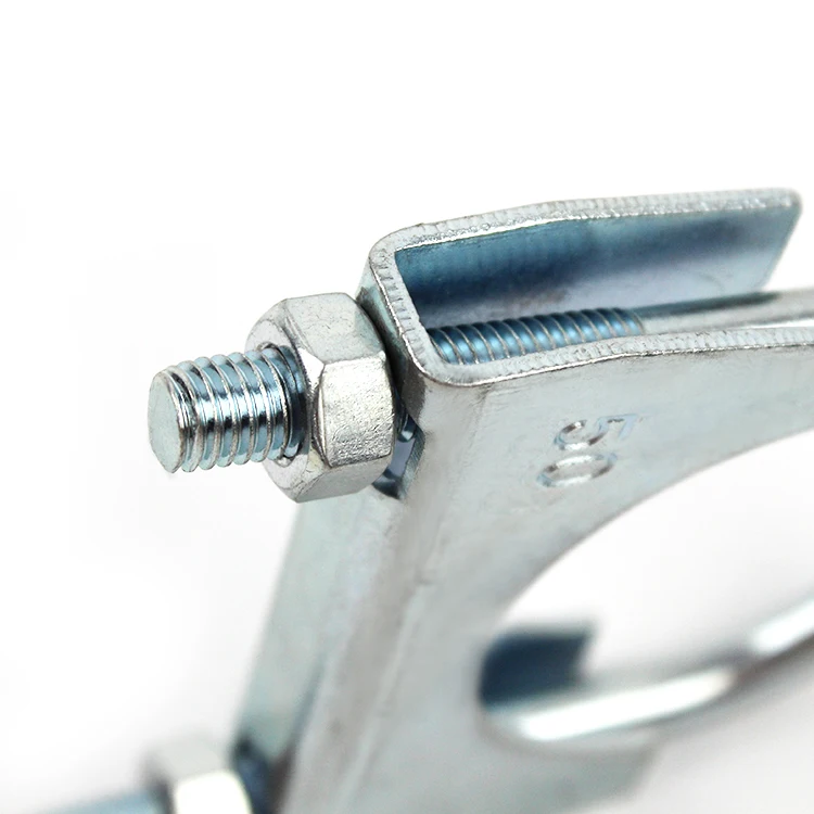 U Bolt Saddle Exhaust Clamp Zinc Plated Flat Band for Clamping Applications