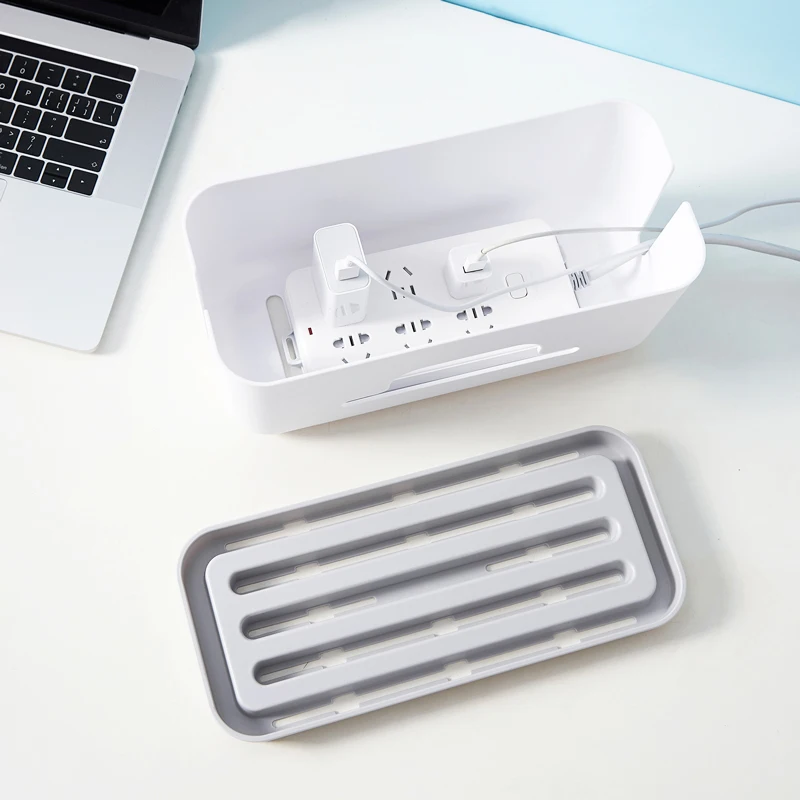 Cable Management Boxes Organiser Plastic Wire Storage Container Power Strip Wire Junction Box