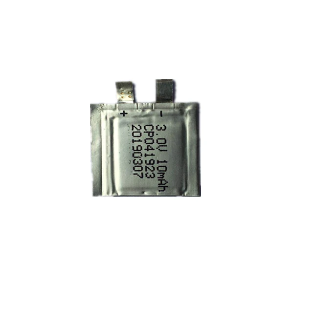 3V 10 мА/ч, LiMno2 CP041923-3.0V-10mAh Ультратонкий чехол для основной батареи