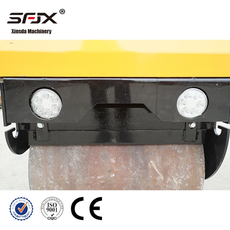 550KG Road Roller Factory Price of Vibratory Double Drum Road Roller