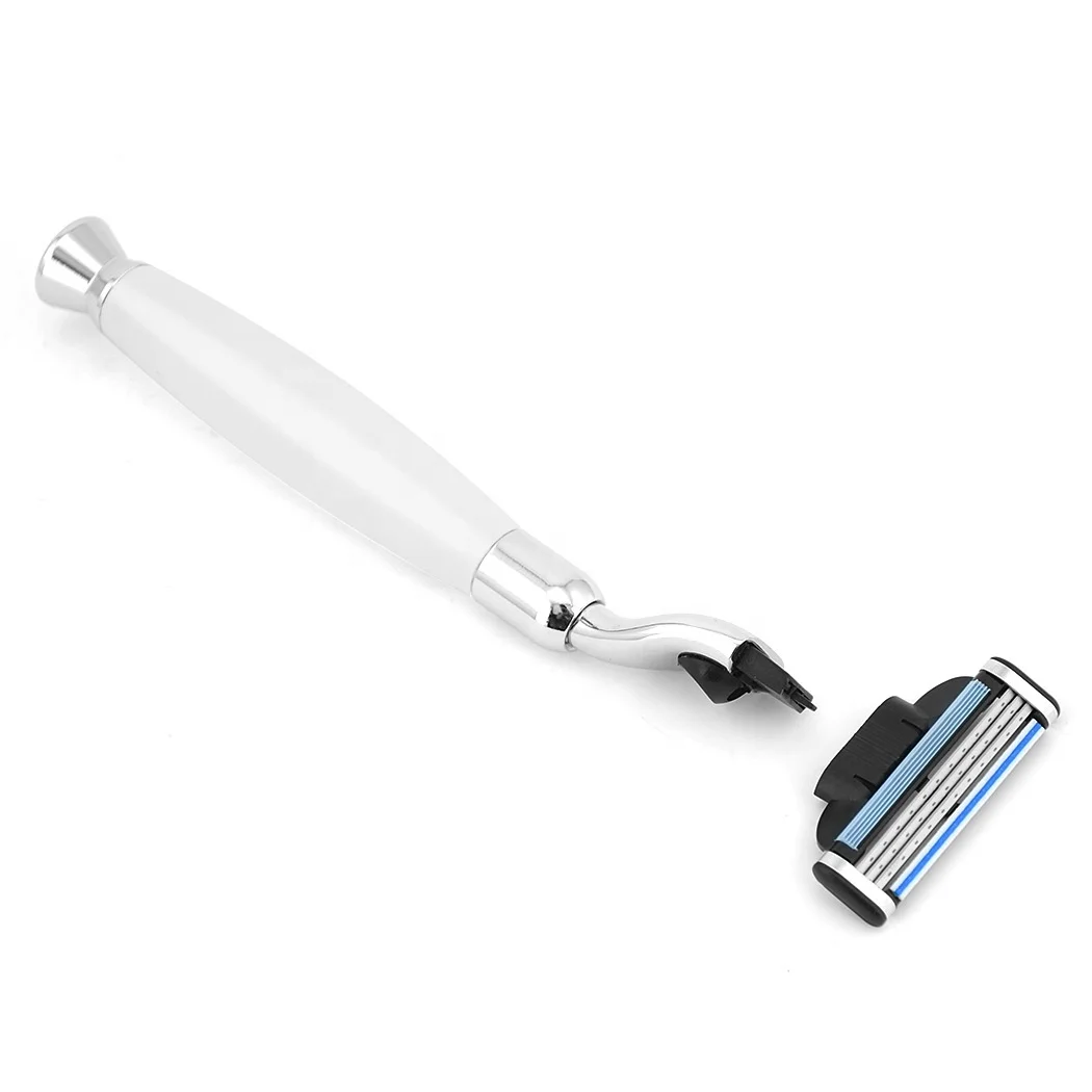 Black Resin Handle Shaver Hotel 3 Blade Razor 5 Start Hotel Razor Good Quality Shaving Razor