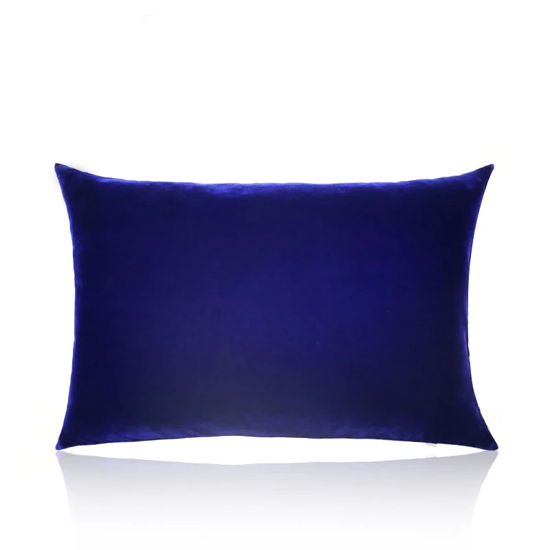 Mansphil new stylish fabric item mixed velvet solid option for silk pillow cases pillow covers