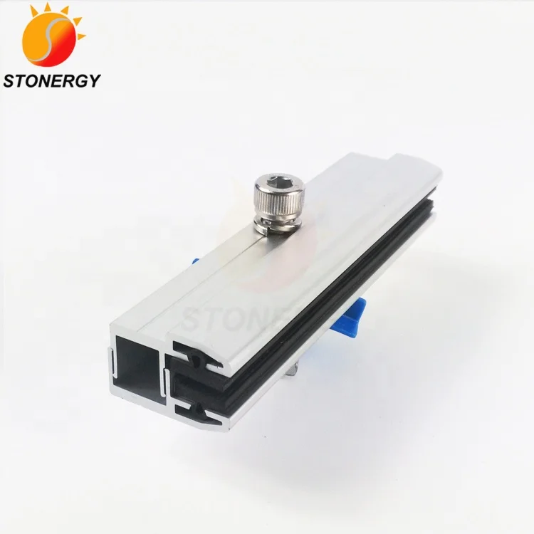 Frameless solar panel thin film solar end clamps solar accessories