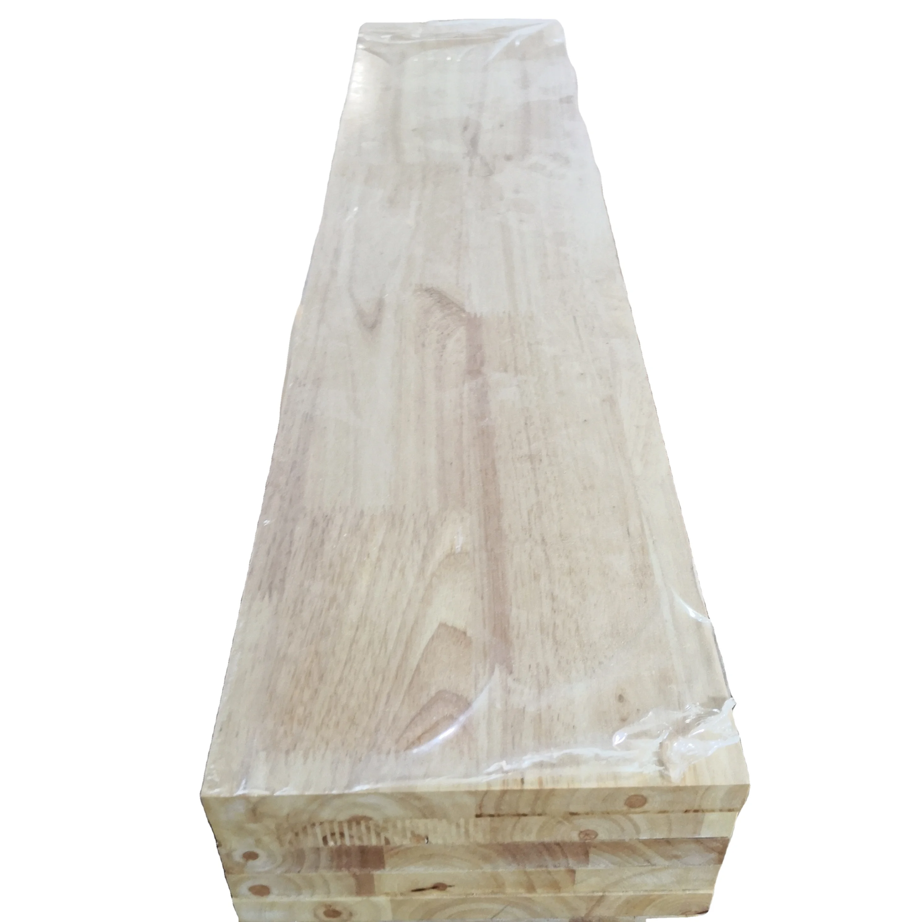 Factory Wholesale Price Customized Size UV Coating Solid Rubber Wood Stair Treads Stair Steps