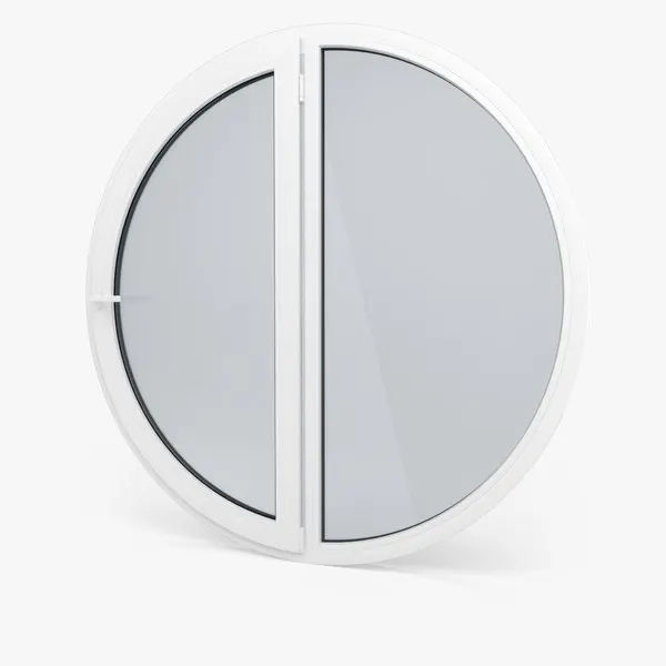 2021 New arrival new design oval/elliptical PVC decorative special window