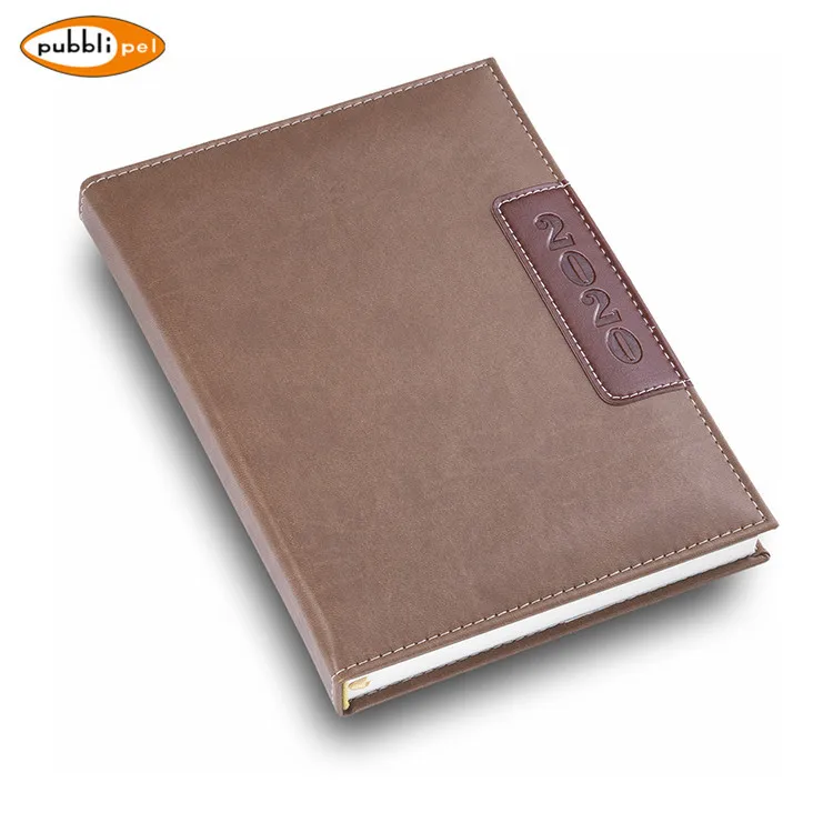 Luxury Business Gift A5 Customized Office Diary Agenda Embossed Diary Notebook PU Leather 2022 Diary A5 PU Leather Agenda