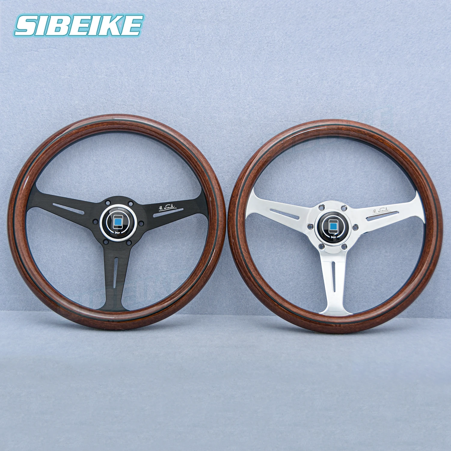14inch Universal Vintage Classic Wood Steering Wheel ABS Car Wood Style Sport Steering Wheel Car Accessories
