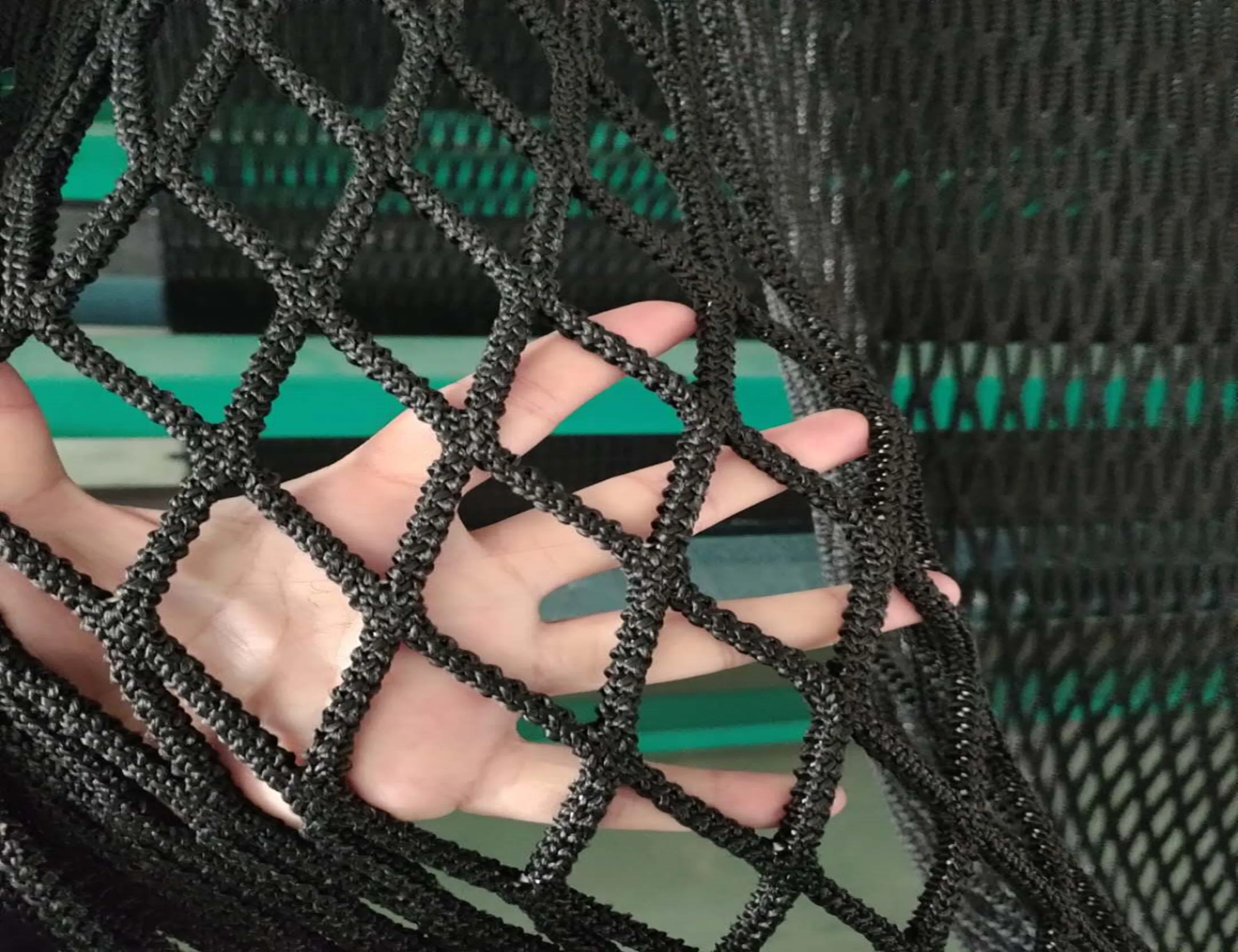 Hay nets safety nets Knotless PP netting