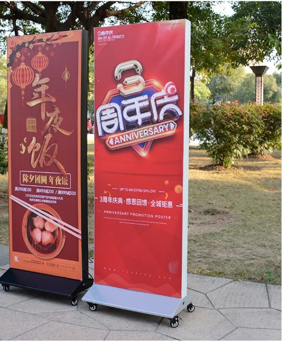 frameless lightbox aluminium textile colour light box stand pop up backlit light box